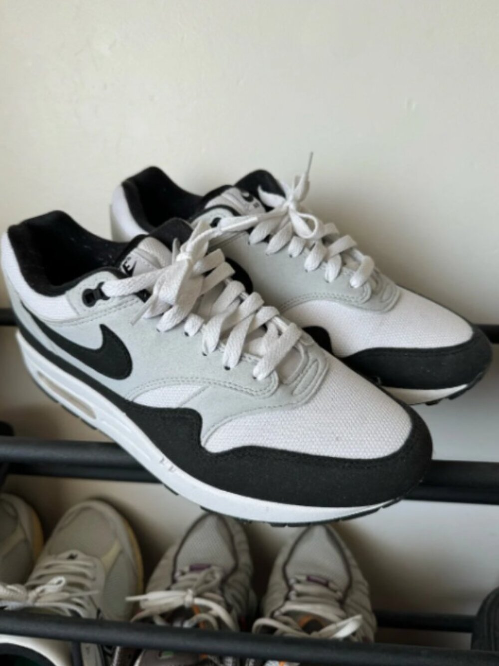 NIKE Air Max 1 Black grey white size 9 US mens